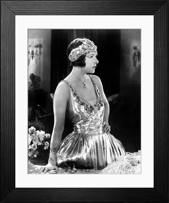 Framed Print : THE ONLY WOMAN, Norma Talmadge, 1924
