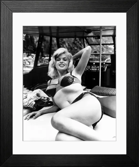 Framed Print : PANIC BUTTON, Jayne Mansfield, 1964 Framed Print : PANIC BUTTON, Jayne Mansfield, 1964