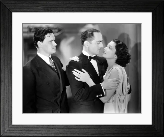 Framed Print : ONE WAY PASSAGE, Warren Hymer, William Powell, Kay Francis, 1932