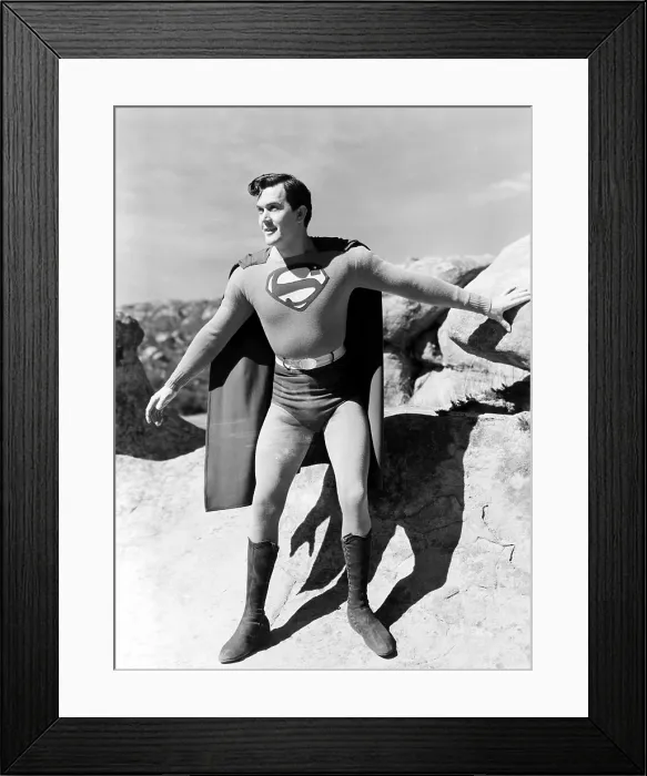 Framed Print : SUPERMAN, Kirk Alyn, 1948 Framed Print : SUPERMAN, Kirk Alyn, 1948