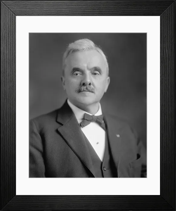 Framed Print : George Norris, Progressive Republican from Nebraska served from 1913-1943. Ca. 1920