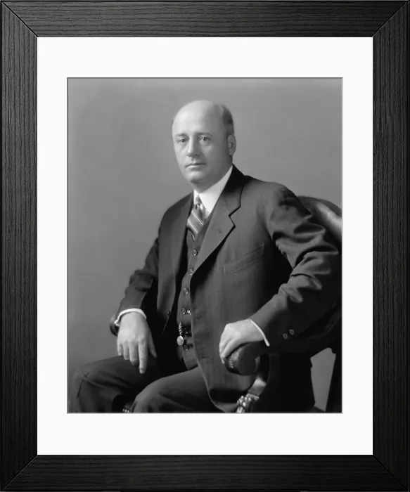 Framed Print : Congressman Sam Rayburn in the 1920s. He represented Texas 4th district from 1913 to 1961. For seventeen of those years he was Speaker of the House. (BSLOC_2015_15_196)