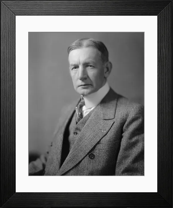 Framed Print : Charles Dawes, co-winner of the Nobel Peace Prize in 1925 for adjusting World War 1 reparations