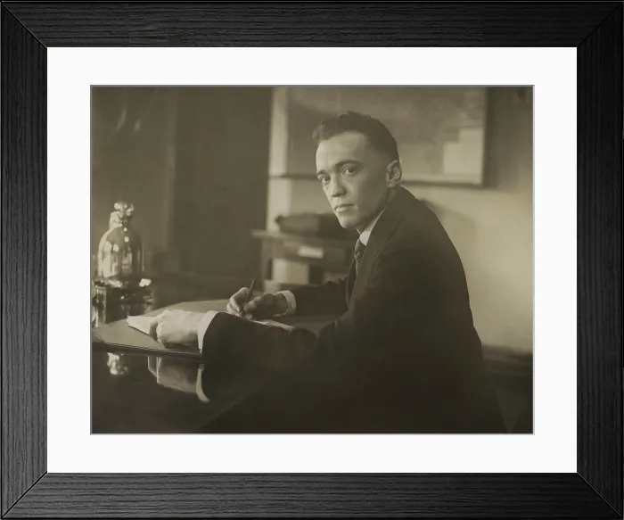 Framed Print : J. Edgar Hoover was hired to head the General Intelligence Unit within the Department of Justice. Attorney General A
