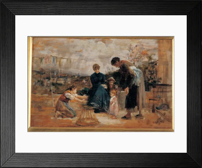 Framed Print : Cosola Demetrio, First Steps, 1875 - 1895, 19th Century, oil on panel, private collection (155982) Everett CollectionMondadori Portfolio**US SALES ONLY**