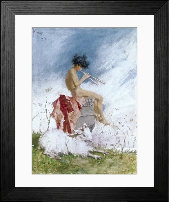 Framed Print : FORTUNY I MARSAL, Mariano (1838-1874). Idyll. 1868. Romanticism. Watercolour. SPAIN. Madrid. Prado Museum. - M.C.Esteban / Iberfoto / Everett Collection (275445)**US SALES ONLY** Framed Print : FORTUNY I MARSAL, Mariano (1838-1874). Idyll. 1868. Romanticism. Watercolour. SPAIN. Madrid. Prado Museum. - M.C.Esteban / Iberfoto / Everett Collection (275445)**US SALES ONLY**