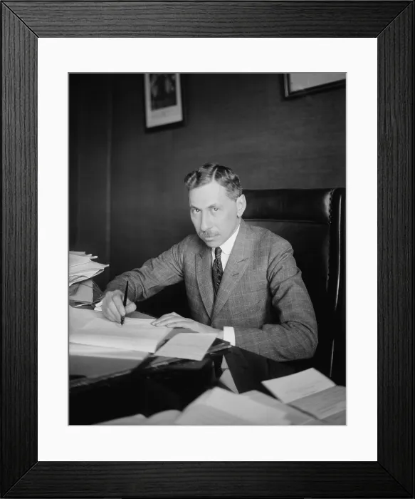 Framed Print : Joseph Proskauer was adviser, speech-writer, . and golfing partner of New York Gov. Alfred E. Smith