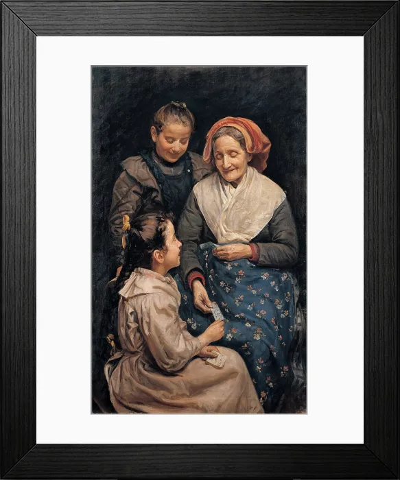 Framed Print : Cosola Demetrio, The Lotto, 1875 - 1895, 19th Century, oil on canvas, private collection (155985) Everett CollectionMondadori Portfolio**US SALES ONLY**