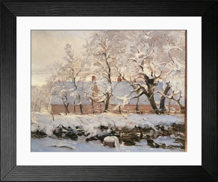 Framed Print : The Magpie, by Claude Monet, 1868 - 1869, 19th Century, oil on canvas, cm 89 x 130 - France, Ile de France, Paris, Muse dOrsay, RF1984-164. Detail Framed Print : The Magpie, by Claude Monet, 1868 - 1869, 19th Century, oil on canvas, cm 89 x 130 - France, Ile de France, Paris, Muse dOrsay, RF1984-164. Detail
