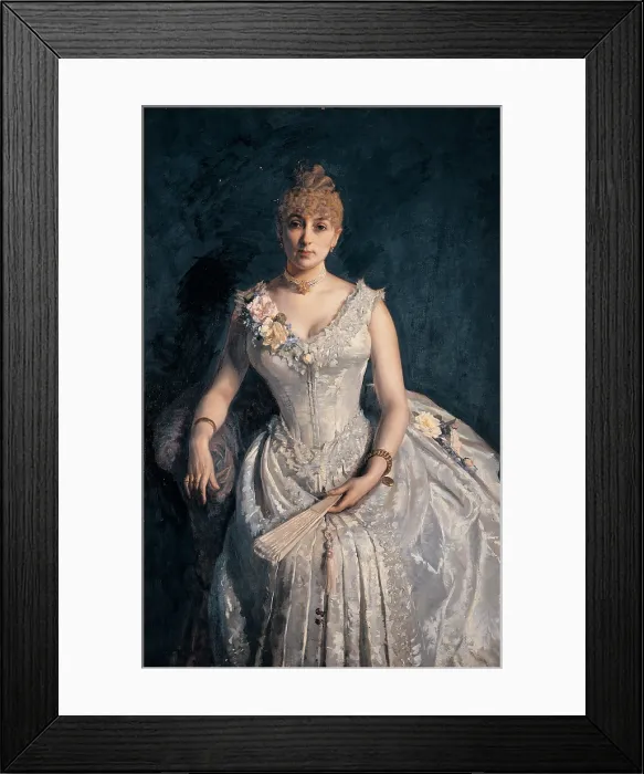 Framed Print : Cosola Demetrio, Portrait of Mrs Framed Print : Cosola Demetrio, Portrait of Mrs