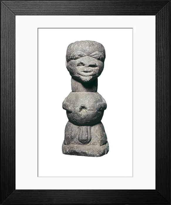 Framed Print : Spirit in human form. Art of the Kissi ethnic group (Guinea, Sierra Leone and Liberia). The Kissi believe that ancestral spirits act as mediators between them and the creator god Framed Print : Spirit in human form. Art of the Kissi ethnic group (Guinea, Sierra Leone and Liberia). The Kissi believe that ancestral spirits act as mediators between them and the creator god