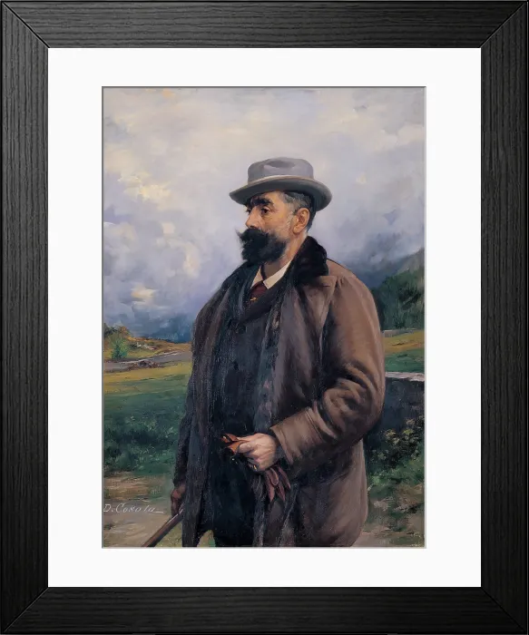 Framed Print : Cosola Demetrio, Portrait of Baron Beck Peccoz, 1870 - 1895, 19th Century, oil on canvas, Private collection (155991) Everett CollectionMondadori Portfolio**US SALES ONLY**