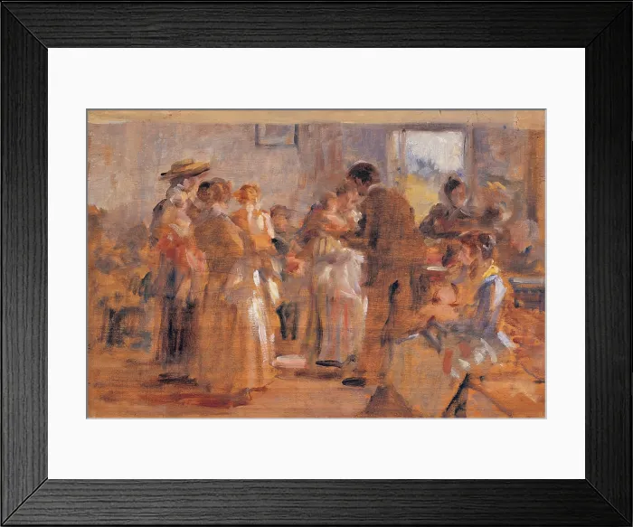 Framed Print : Cosola Demetrio, The Vaccination, 1893, 19th Century, oil on panel, Private collection (155995) Everett CollectionMondadori Portfolio**US SALES ONLY**