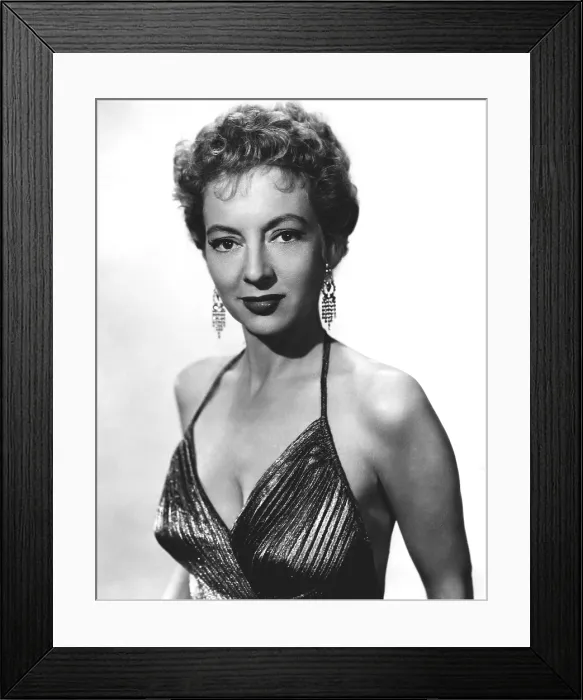Framed Print : TOP OF THE WORLD, Evelyn Keyes, 1955
