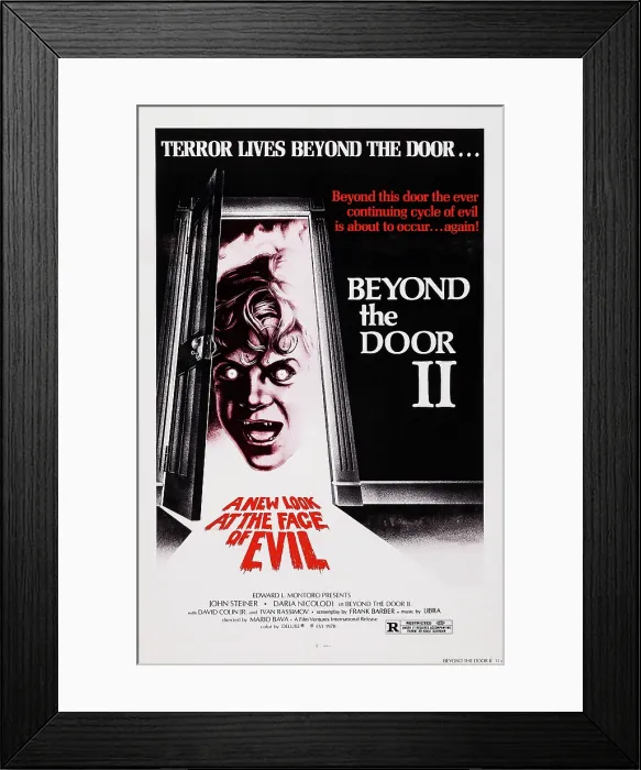 Framed Print : BEYOND THE DOOR II, (aka SCHOCK), US poster, 1977 Framed Print : BEYOND THE DOOR II, (aka SCHOCK), US poster, 1977