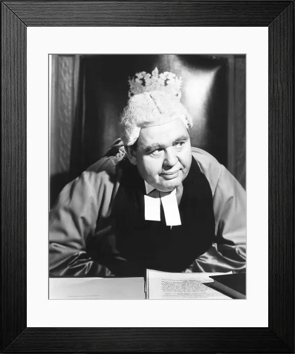 Framed Print : THE PARADINE CASE, Charles Laughton, 1947