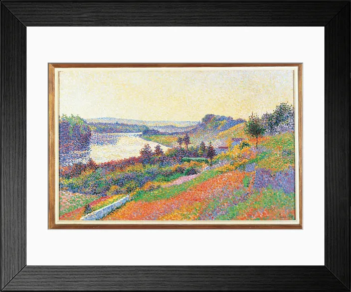 Framed Print : The Seine at Herblay, by Unknown Artist, 1890, 19th Century, oil on canvas, cm 50, 5 x 79, 5 - France, Ile de France, Paris, Muse dOrsay, RF1977-232. All Framed Print : The Seine at Herblay, by Unknown Artist, 1890, 19th Century, oil on canvas, cm 50, 5 x 79, 5 - France, Ile de France, Paris, Muse dOrsay, RF1977-232. All