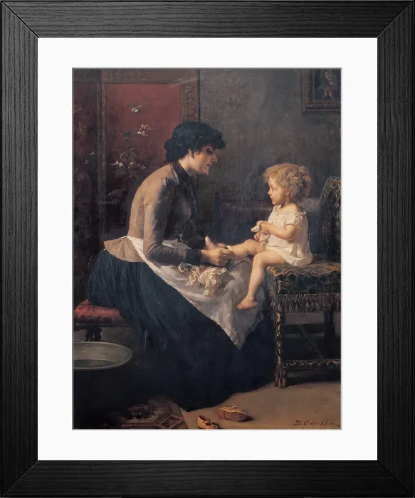 Framed Print : Cosola Demetrio, The Toilet of the Young Master, 1875 - 1885, 19th Century, oil on canvas, private collection (156009) Everett CollectionMondadori Portfolio**US SALES ONLY**