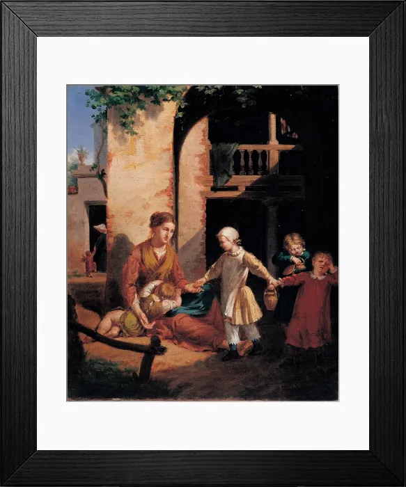 Framed Print : Cosola Demetrio, Charity, 1885 - 1895, 19th Century, oil on canvas, Private collection (156008) Everett CollectionMondadori Portfolio**US SALES ONLY**