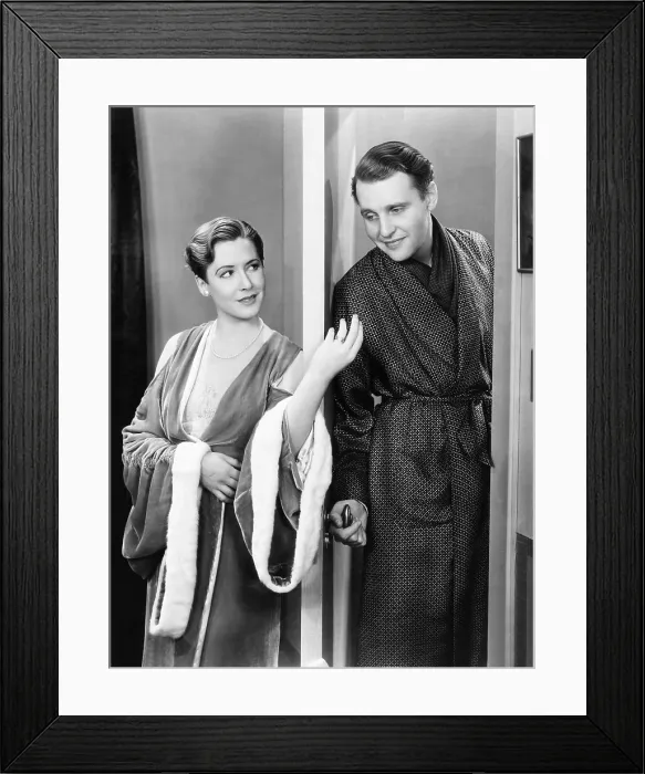 Framed Print : PAROLE GIRL, from left, Mae Clarke, Ralph Bellamy, 1933