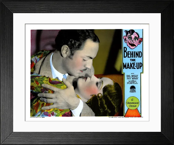 Framed Print : BEHIND THE MAKE-UP, from left, William Powell, Fay Wray, 1930