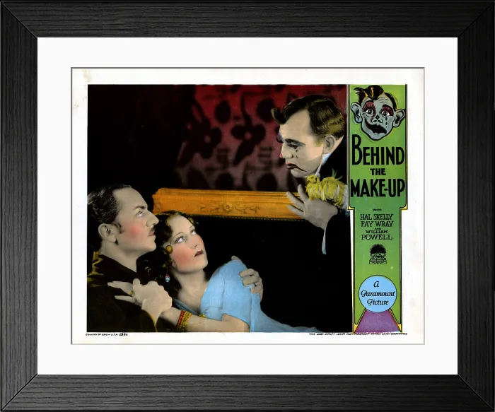 Framed Print : BEHIND THE MAKE-UP, from left, William Powell, Fay Wray, Hal Skelly, 1930