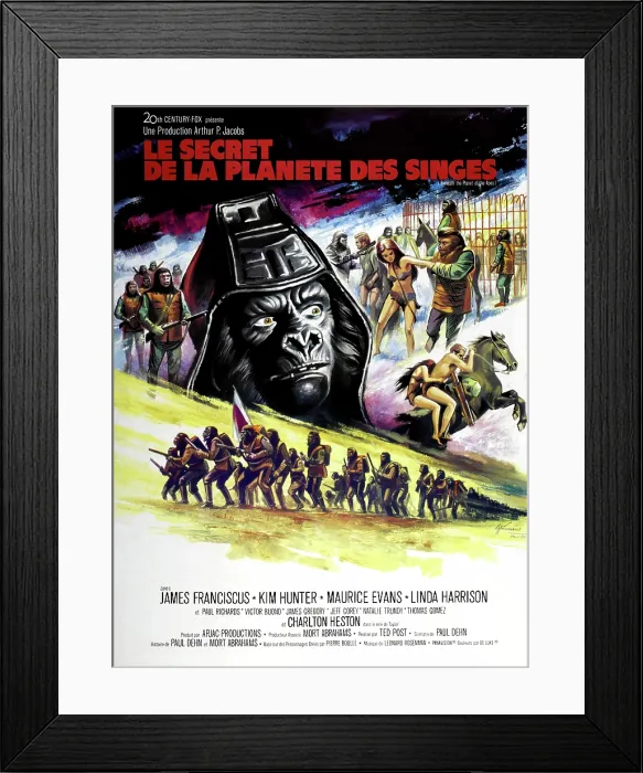 Framed Print : BENEATH THE PLANET OF THE APES, 1970, 20th Century-Fox Film Corporation, TM & Copyright / courtesy Everett Collection