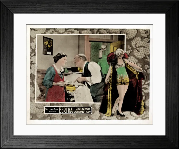 Framed Print : BERTHA, THE SEWING MACHINE GIRL, from left, Ethel Wales, J. Farrell MacDonald, 1926, TM & Copyright 20th Century Fox Film Corp. / courtesy Everett Collection