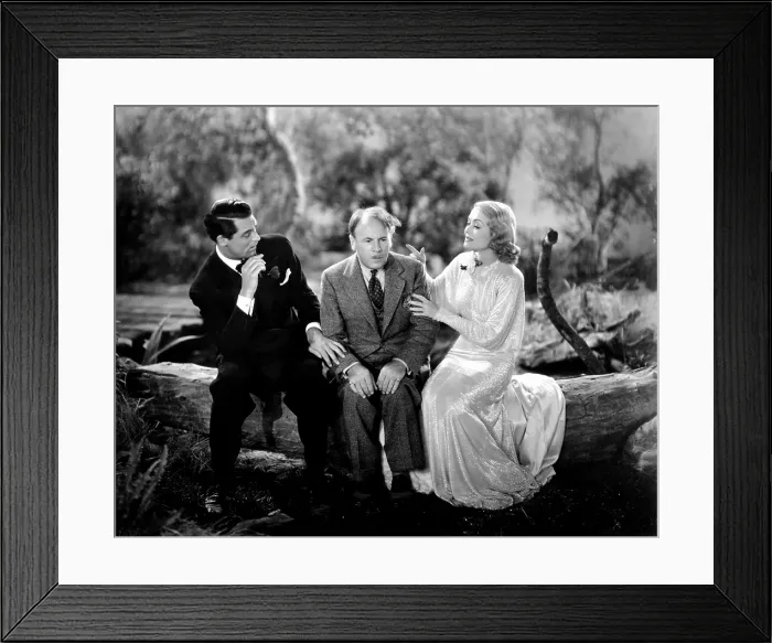 Framed Print : TOPPER, from left: Cary Grant, Roland Young, Constance Bennett, 1937