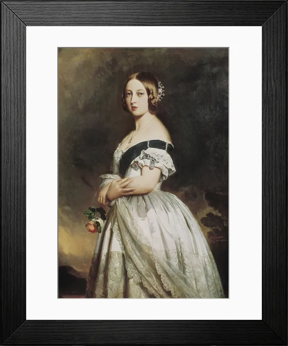 Framed Print : WINTERHALTER, Franz Xavier (1805-1873). Queen Victoria. 1842. Oil on canvas. FRANCE. Versailles. National Museum of Versailles Framed Print : WINTERHALTER, Franz Xavier (1805-1873). Queen Victoria. 1842. Oil on canvas. FRANCE. Versailles. National Museum of Versailles