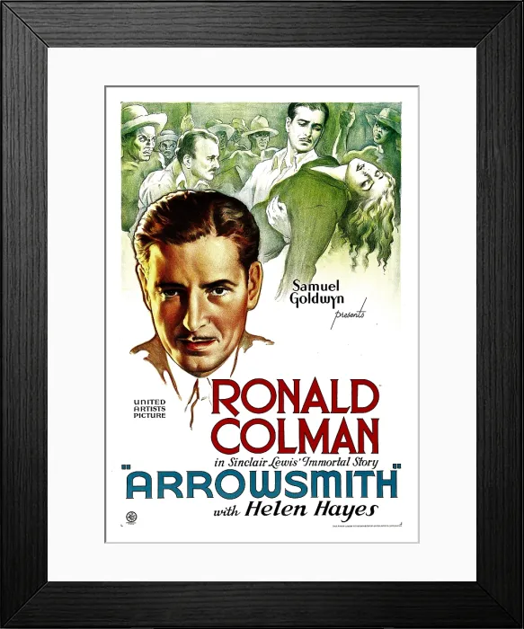 Framed Print : ARROWSMITH, Ronald Colman, 1931 Framed Print : ARROWSMITH, Ronald Colman, 1931