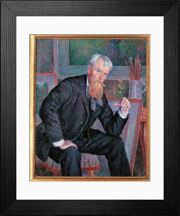 Framed Print : Henri Edmond Cross, by Unknown Artist, 1898, 19th Century, oil on canvas, - France, Ile de France, Paris, Muse dOrsay, RF1977-233 AM2449P. All