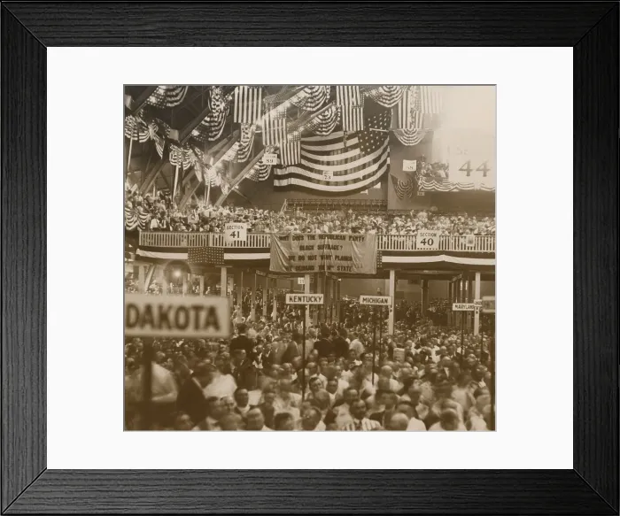 Framed Print : Republican Convention in Chicago, June 1920
