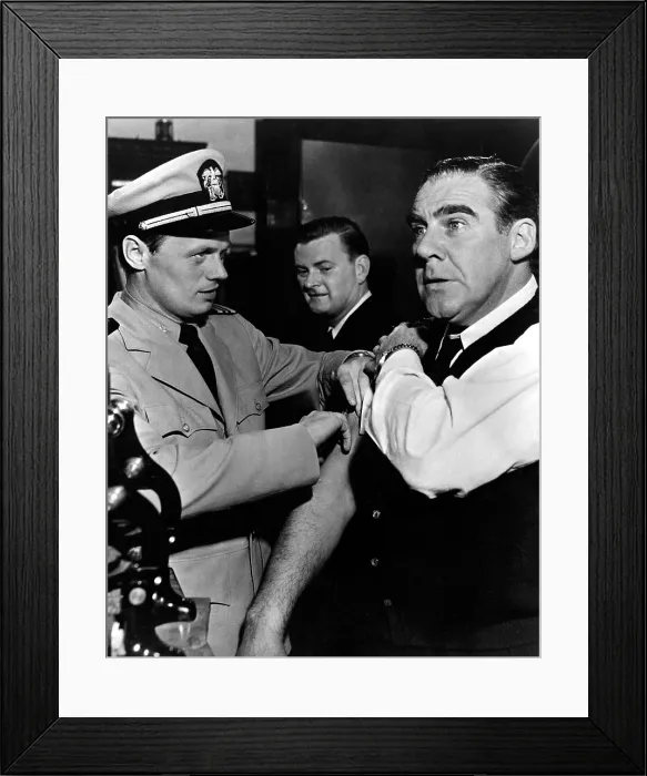 Framed Print : PANIC IN THE STREETS, Richard Widmark, Paul Douglas, 1950. TM & Copyright (c) 20th Century Fox Film Corp. All rights reserved