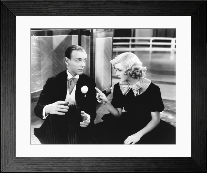 Framed Print : SWING TIME, from left: Fred Astaire, Ginger Rogers, 1936 Framed Print : SWING TIME, from left: Fred Astaire, Ginger Rogers, 1936