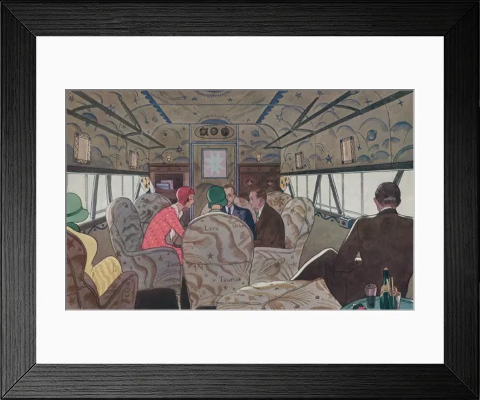 Framed Print : Airline Interior from FORTUNE magazine advertisement 1930 of Fokker Aircraft Corporation then an affiliate of General Motors Framed Print : Airline Interior from FORTUNE magazine advertisement 1930 of Fokker Aircraft Corporation then an affiliate of General Motors