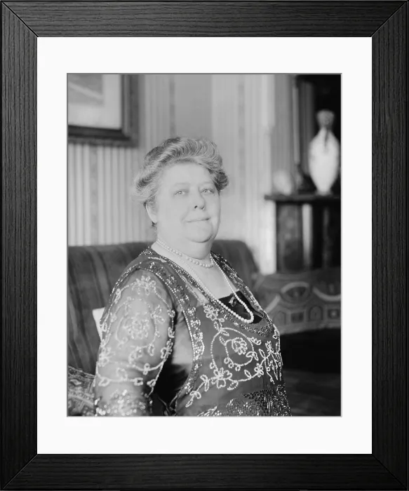 Framed Print : Madame Marcia, the astrologer who warned Florence Harding her husband would die in office. She predicted Warren Harding would die a sudden, violent death from poison Framed Print : Madame Marcia, the astrologer who warned Florence Harding her husband would die in office. She predicted Warren Harding would die a sudden, violent death from poison