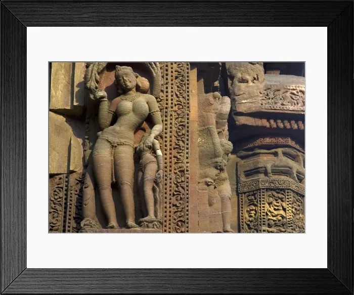 Framed Print : INDIA. Bhubaneswar. Rajarani Temple. - Oscar Elias / Iberfoto / Everett Collection (528164)**US SALES ONLY**