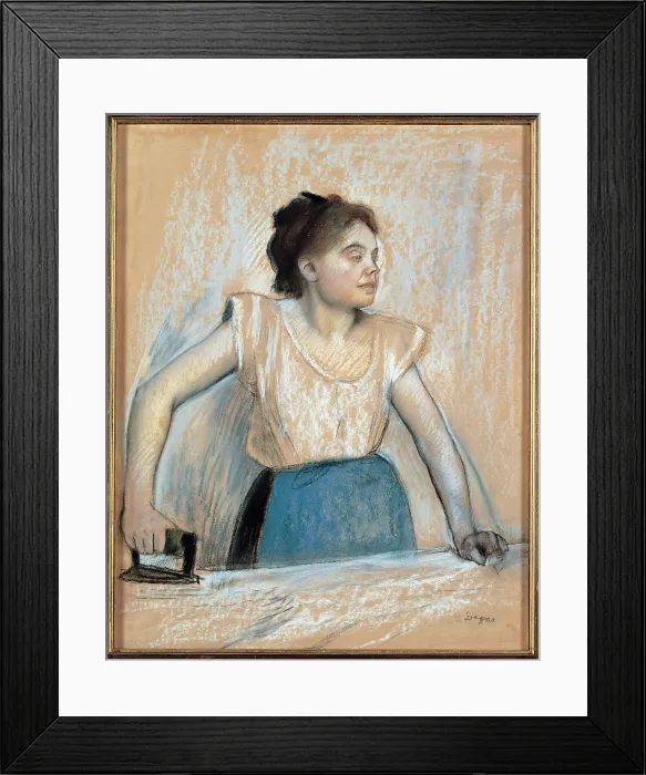 Framed Print : Degas Edgar, Woman Ironing, 1869, 19th Century, pastel on paper, France Paris, Mus e d'Orsay (237433) Everett CollectionMondadori Portfolio**US SALES ONLY** Framed Print : Degas Edgar, Woman Ironing, 1869, 19th Century, pastel on paper, France Paris, Mus e d'Orsay (237433) Everett CollectionMondadori Portfolio**US SALES ONLY**