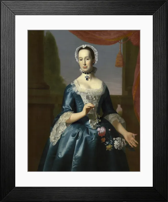 Framed Print : Anne Fairchild Bowler (Mrs. Metcalf Bowler), by John Singleton Copley, 1778, American painting, oil on canvas. Painted when Copley was 25 years old Framed Print : Anne Fairchild Bowler (Mrs. Metcalf Bowler), by John Singleton Copley, 1778, American painting, oil on canvas. Painted when Copley was 25 years old