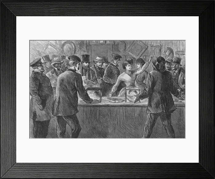 Framed Print : Victoria Woodhull, notorious radical feminist attempted to vote in 1871