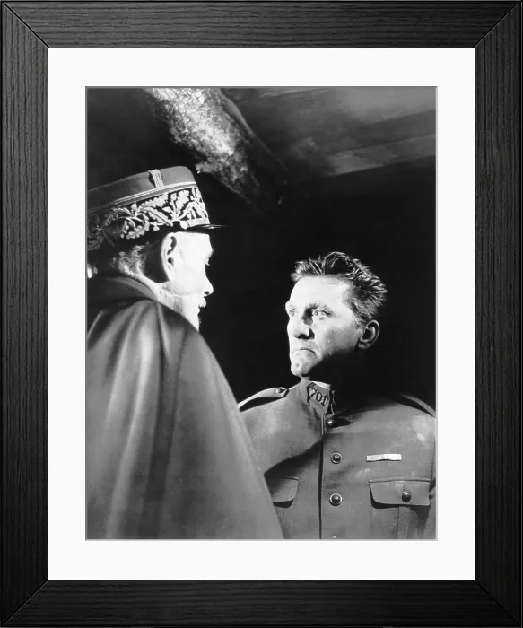 Framed Print : PATHS OF GLORY, from left, George MacCready, Kirk Douglas, 1957 Framed Print : PATHS OF GLORY, from left, George MacCready, Kirk Douglas, 1957