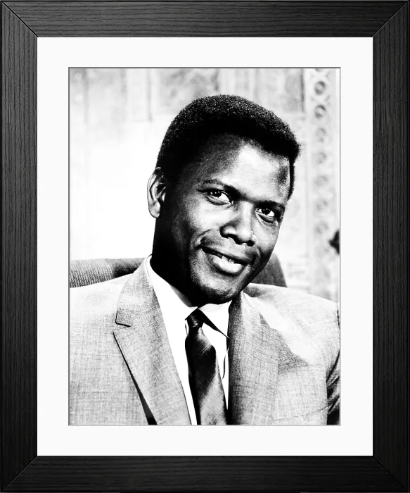 Framed Print : A PATCH OF BLUE, Sidney Poitier, 1965 Framed Print : A PATCH OF BLUE, Sidney Poitier, 1965