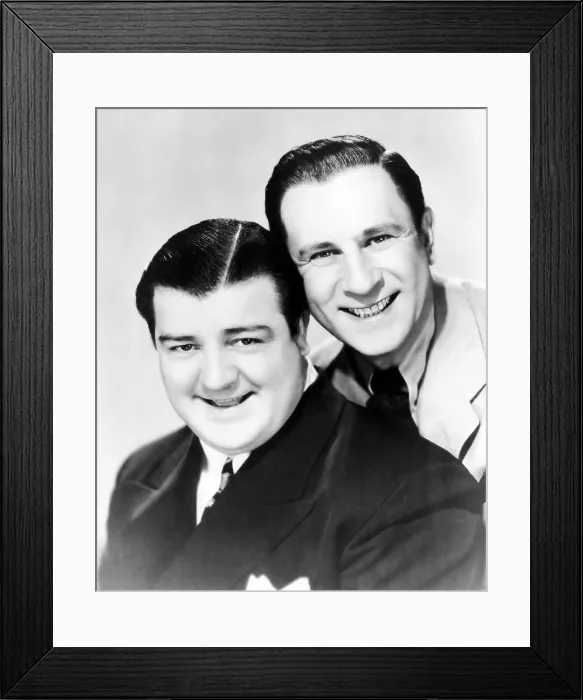 Framed Print : PARDON MY SARONG, from left: Lou costello, Bud Abbott, 1942