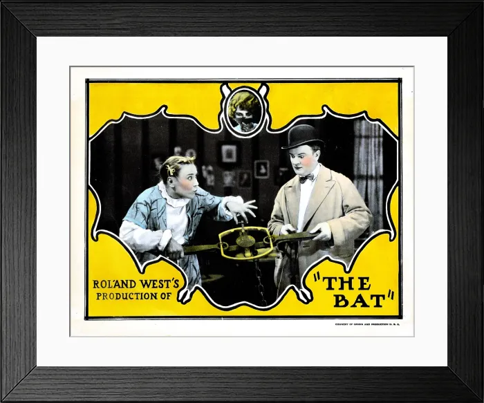 Framed Print : THE BAT, lobbycard, from left: Louise Fazenda, Eddie Gribbon, 1926