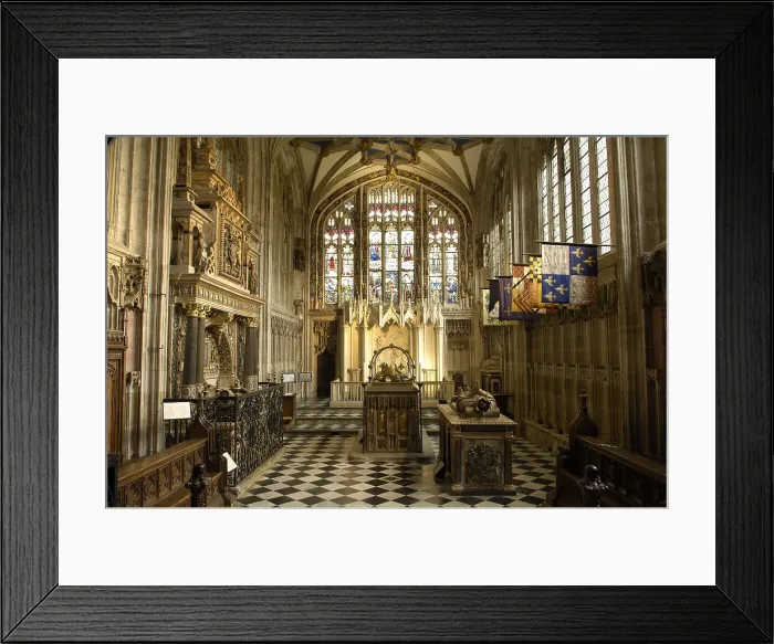 Framed Print : UNITED KINGDOM. ENGLAND. Warwick. Collegiate Church of St Mary. Gothic art. - Rafa Perez / Iberfoto / Everett Collection (280306)**US SALES ONLY**