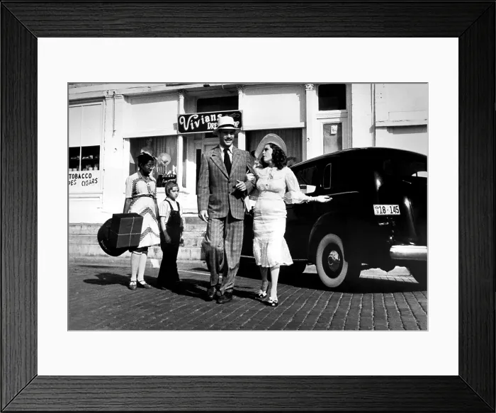 Framed Print : PAPER MOON, A.J. Johnson, Tatum O'Neal, Ryan O'Neal, Madeline Kahn, 1973