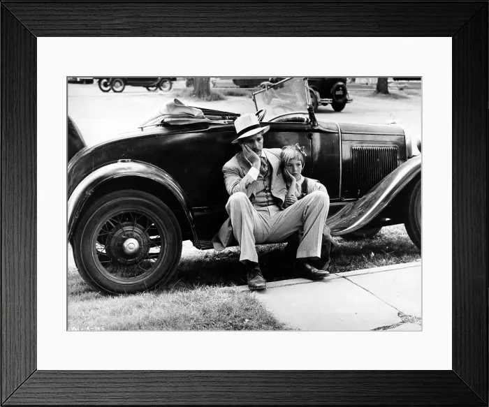 Framed Print : PAPER MOON, Ryan O'Neal, Tatum O'Neal, 1973 Framed Print : PAPER MOON, Ryan O'Neal, Tatum O'Neal, 1973