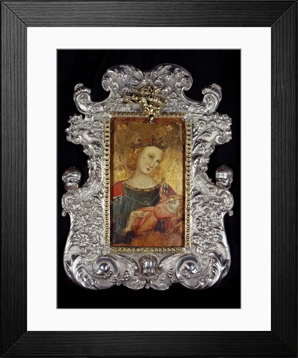 Framed Print : Unknown artist, Madonna and Child, 14th Century, Italy, Emilia Romagna, Cathedral (366753) Everett CollectionMondadori Portfolio**US SALES ONLY**