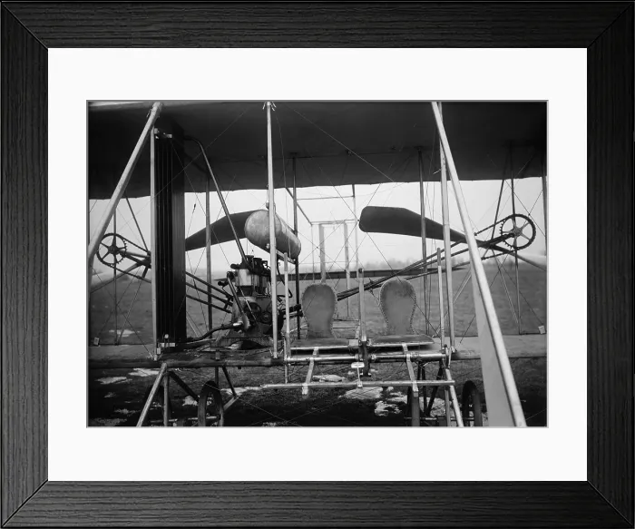 Framed Print : Close-up view of a 1911 Wright airplane a two-seater developed for the U.S. army under a 1908 contract paying 25 000 600 000 is 2010 equivalent Framed Print : Close-up view of a 1911 Wright airplane a two-seater developed for the U.S. army under a 1908 contract paying 25 000 600 000 is 2010 equivalent